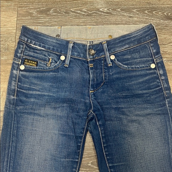 Women’s G-Star Dark Originals raw denim midge skinny size 25x30 - Picture 2 of 5